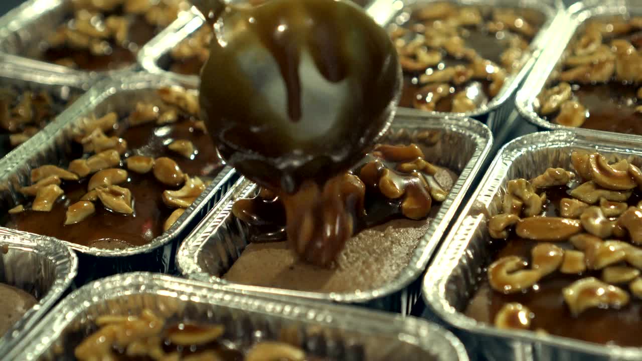 초콜릿으로 인 클로즈업