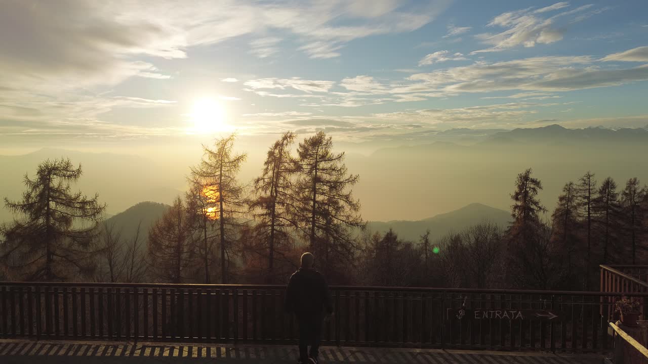 once upon a time there was a mountain where the sunset was called golden hour, in this place there was a young man, searcher and digital nomad or filmmaker that with his drone was dedicated to live