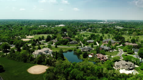 Drone-view-of-Edgewood,-KY-in-Kenton-County