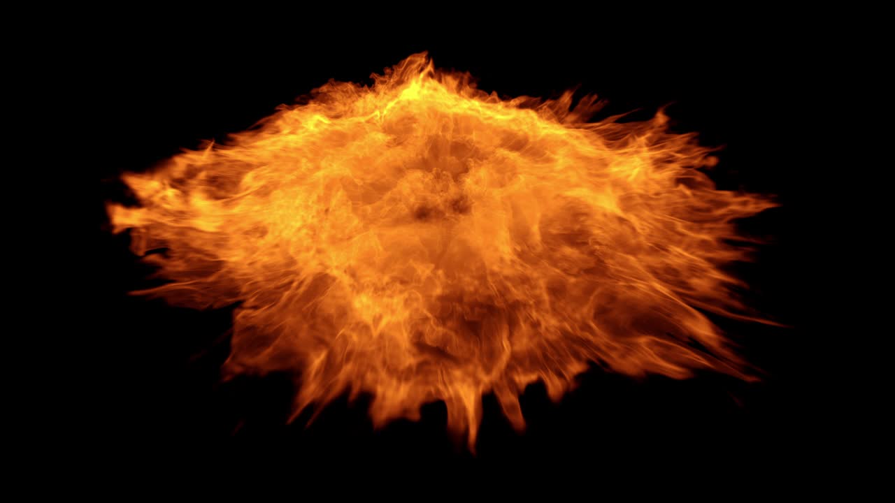 Ring of fire / fire from rocket launch / shockwave fire.