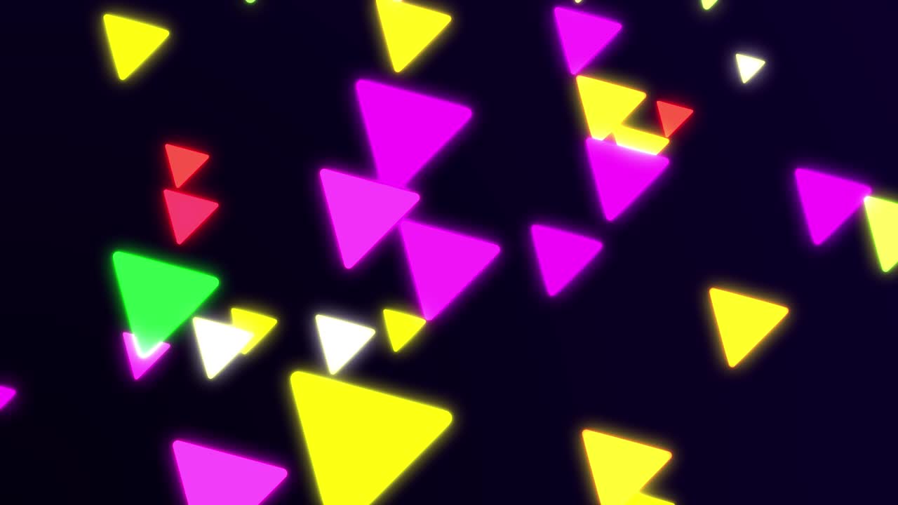 fondo de triángulo de 4k loopable - fondo de triángulos abstractos - fondo abstractamente geométrico suave - triángulo colorido rompedor - formas de colores geométricos triángulos - multicolor