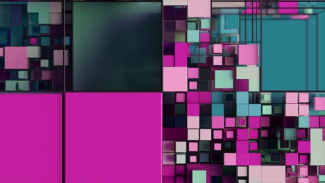 patrón de cubo geométrico abstracto