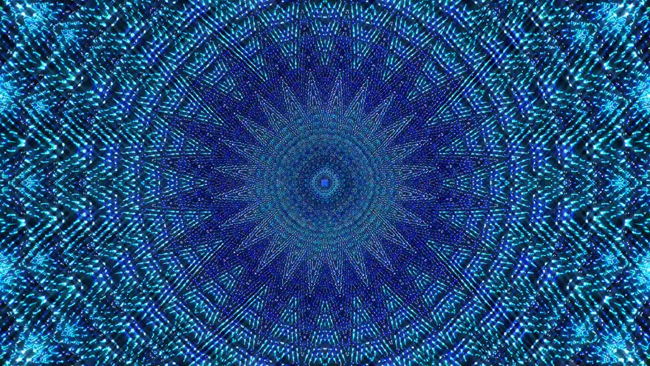 luz abstracta brillante que gobierna el color completo, caleidoscopio, fondo negro