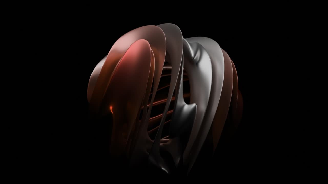 esfera metálica abstracta