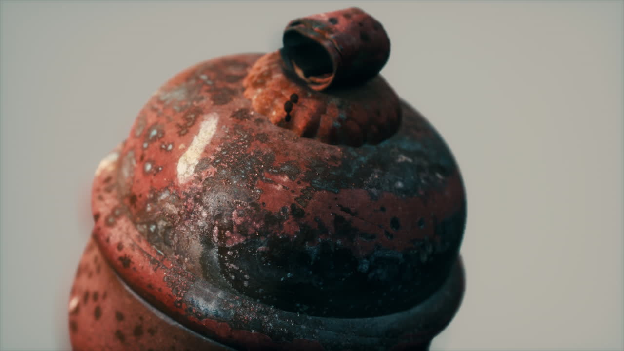 위험 오래된 녹화 된 가스 컨테이너