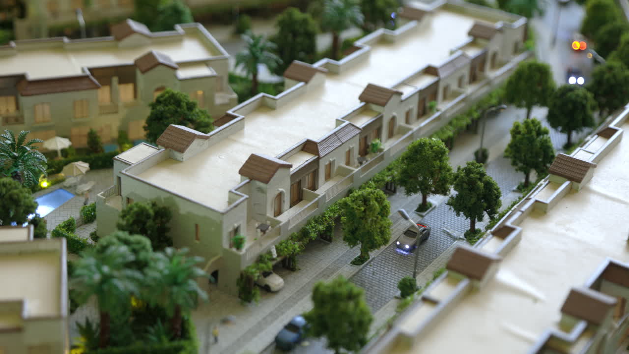 Miniature Model of Residential Area