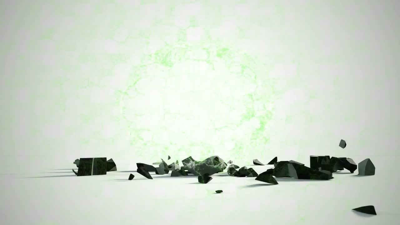 Human brain spinning over euro currency symbol falling and breaking against grey background