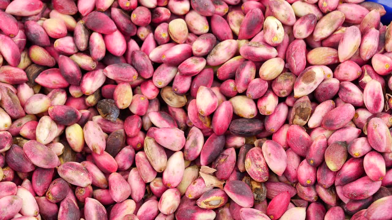 los pistachos rosados