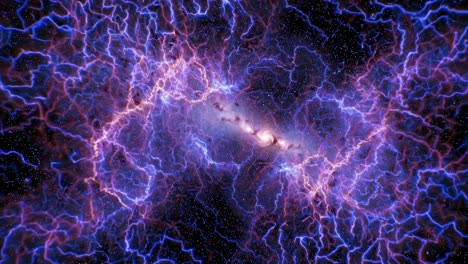 cosmic energy flow through galaxy