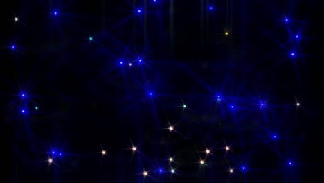 el parpadeo de la luz ilumina el destello