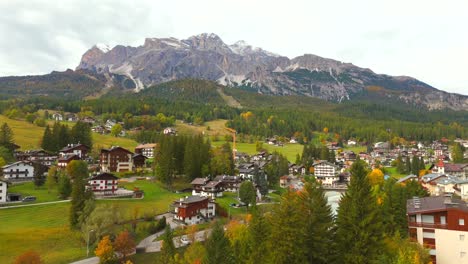 from above, cortina is a stunning mix of snow, heritage, and natural wonder.