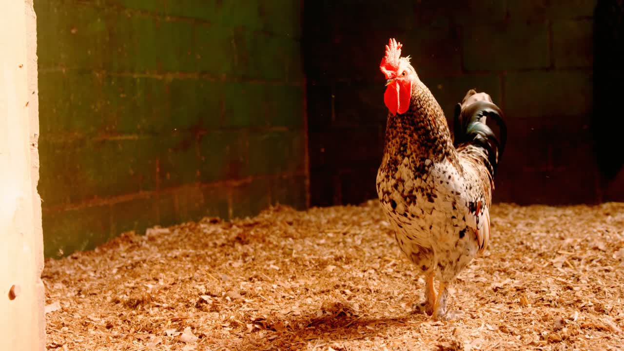 el gallo en el granero 4k