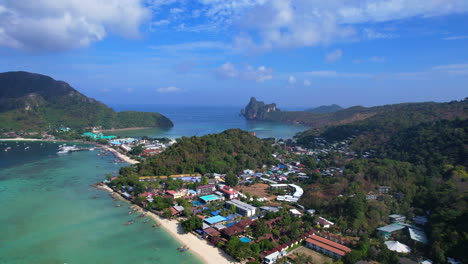 village of koh phi phi main island