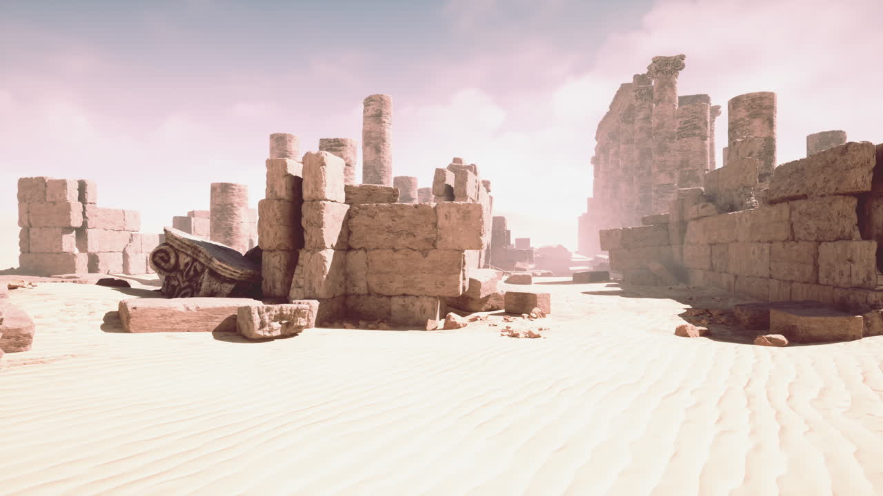 antiguas ruinas del desierto