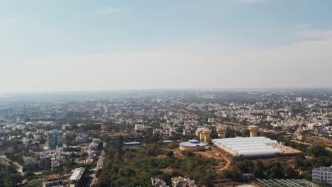 aerial view of mysore city in karnataka