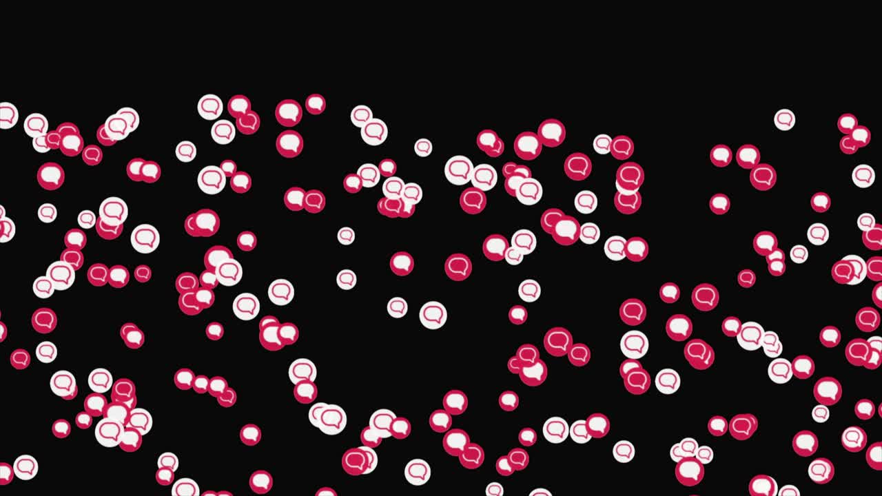 Animated Speech Bubbles Pattern