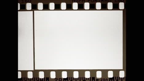 real 35mm 4x3 film frame overlay - dirty