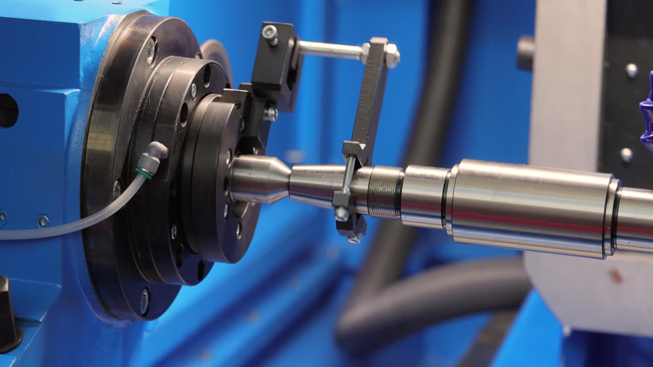 máquina de fresado cnc para metalurgia. corte de metal tecnología de procesamiento moderna.