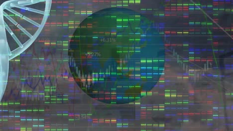 Animación-Del-Procesamiento-De-Datos-Sobre-La-Cadena-De-ADN-Y-El-Globo.