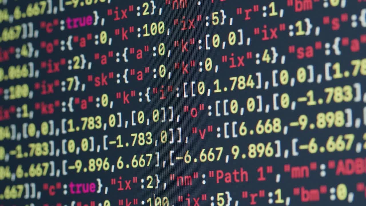 Computer Code Screen