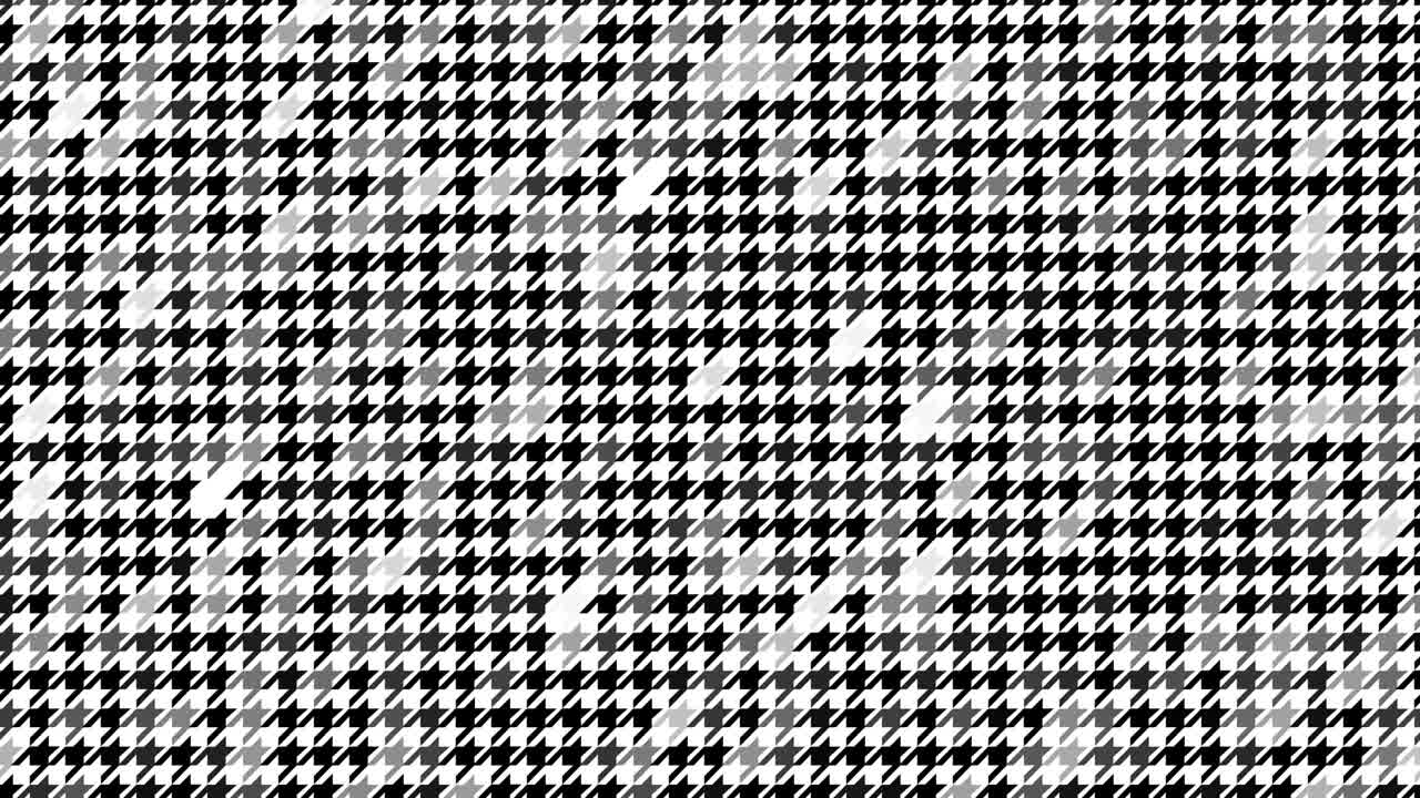 추상적인 큰 houndstooth 텍스처 배경 루프