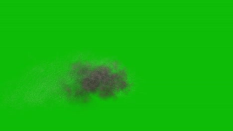 Visual-effects,-VFX,-car-wheel-dust-on-green-screen-3D-animation