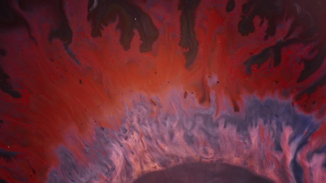 Abstract Background. Multi-colored Ink In Water In Motion