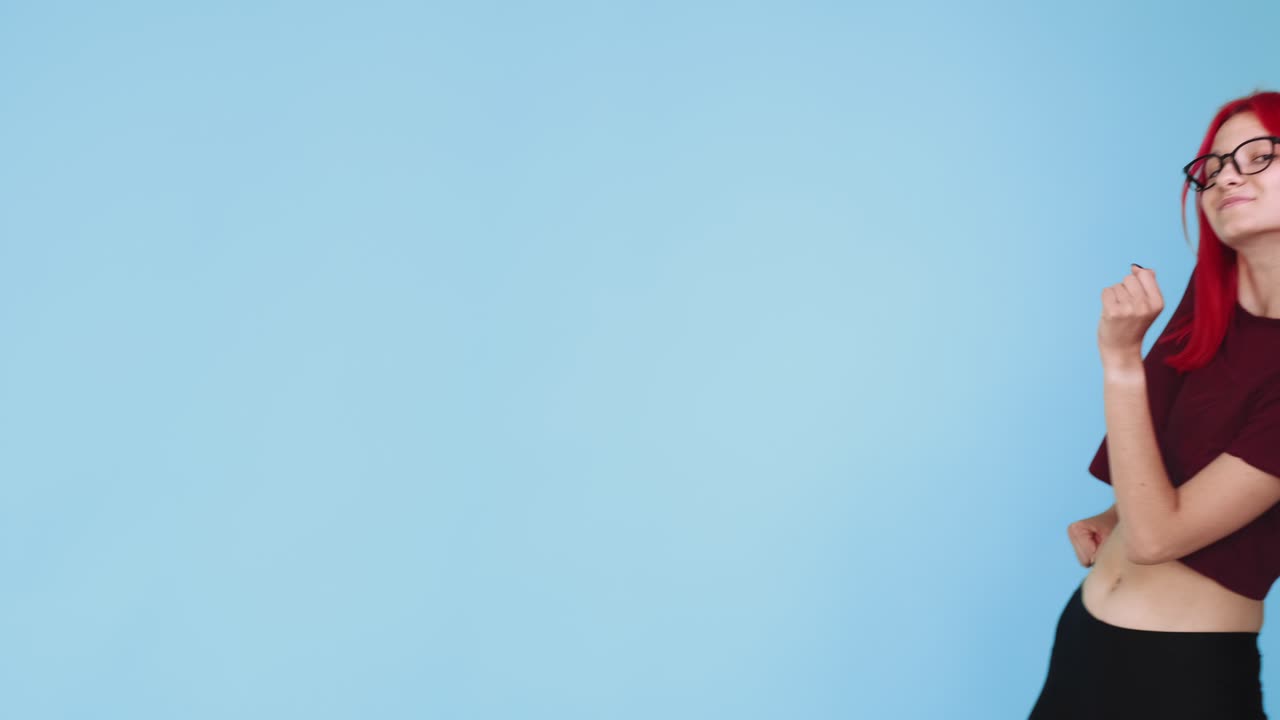 danza gioiosa stile di vita positivo donna gif loop