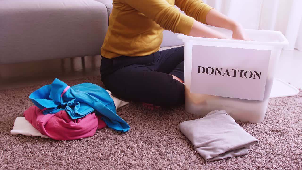 Concept campaign to donate unused items