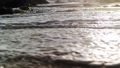 Sunlight reflecting on shimmering water