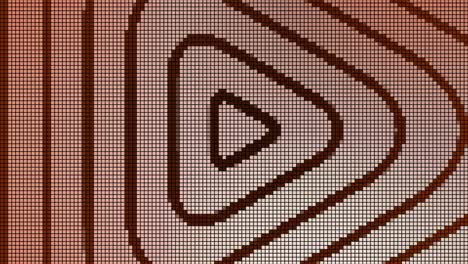 pixelated play button pattern