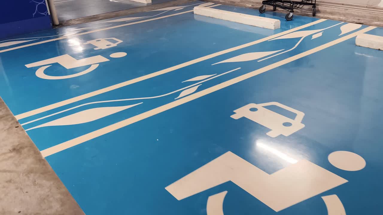 Vagas de Estacionamento para Pessoas com Deficiência em Garagem Subterrânea
