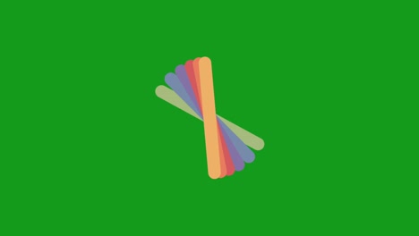 proceso de carga gráficos de movimiento de pantalla verde