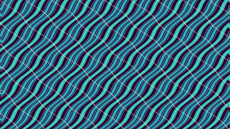 raphic 2d video pattern with wave effect, which rotates to the right and then reverses to the left