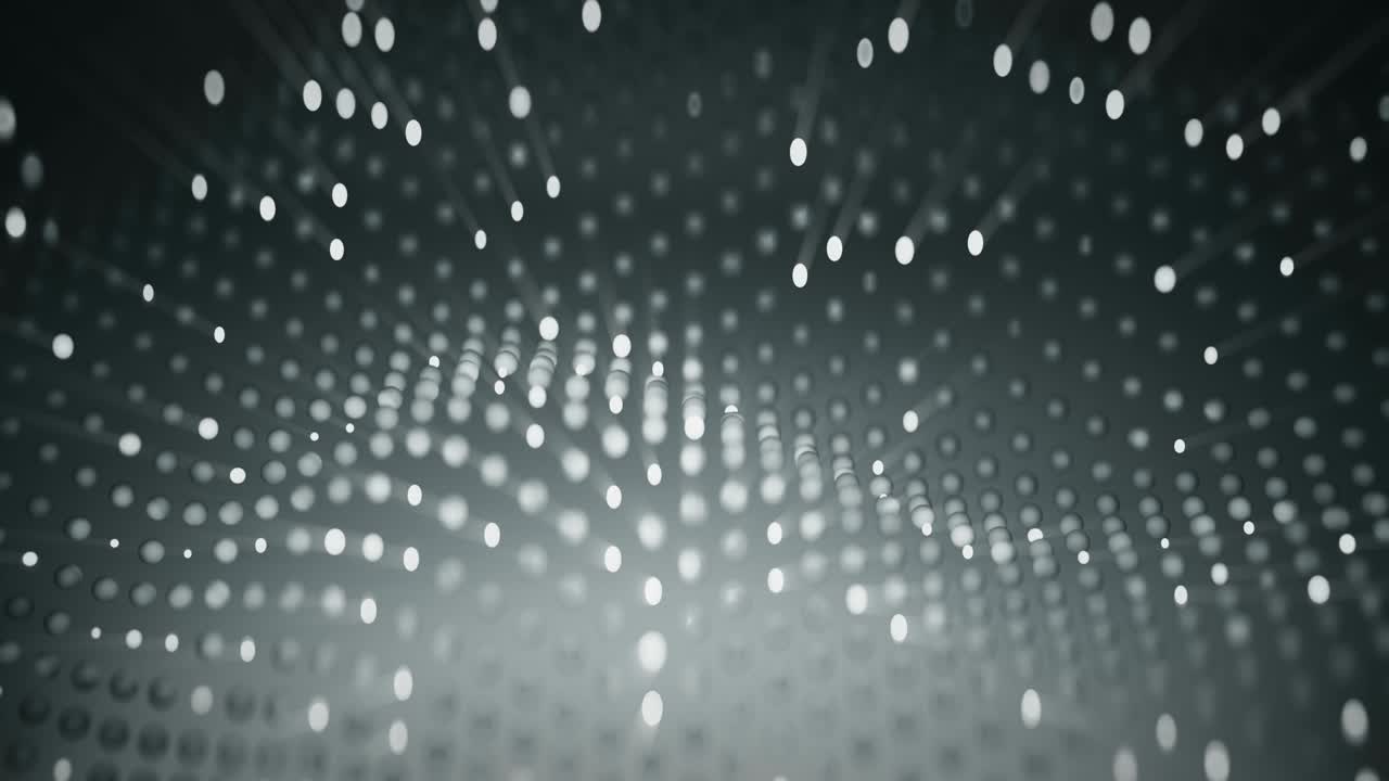 superficie caótica de las esferas bucle sin costuras animación de renderizado 3d