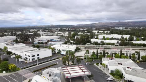 área-De-Desarrollo-Industrial-De-Tustin-En-El-Condado-De-Orange,-California