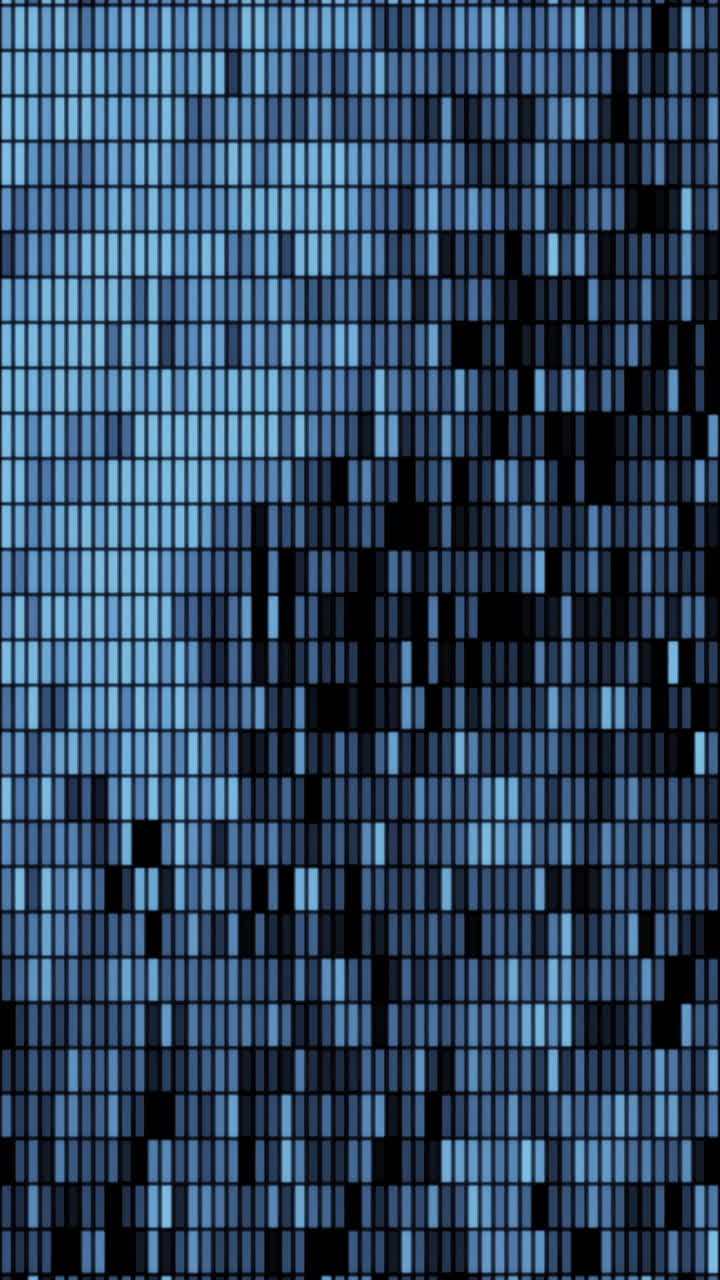 Abstract Blue Grid Pattern