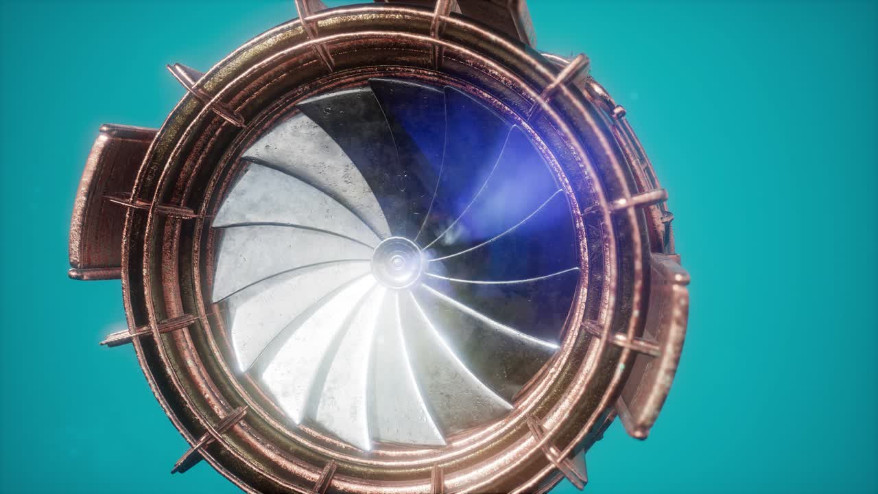 girar la turbina del motor a reacción