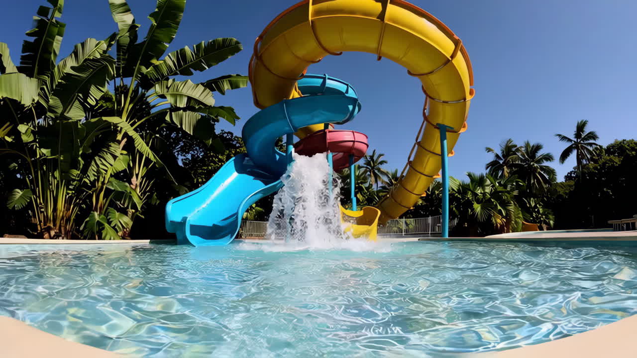 Water park fun in the sun