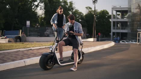 young couple spending time together