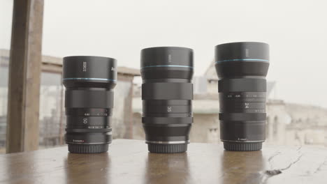 comparación de las lentes sigma