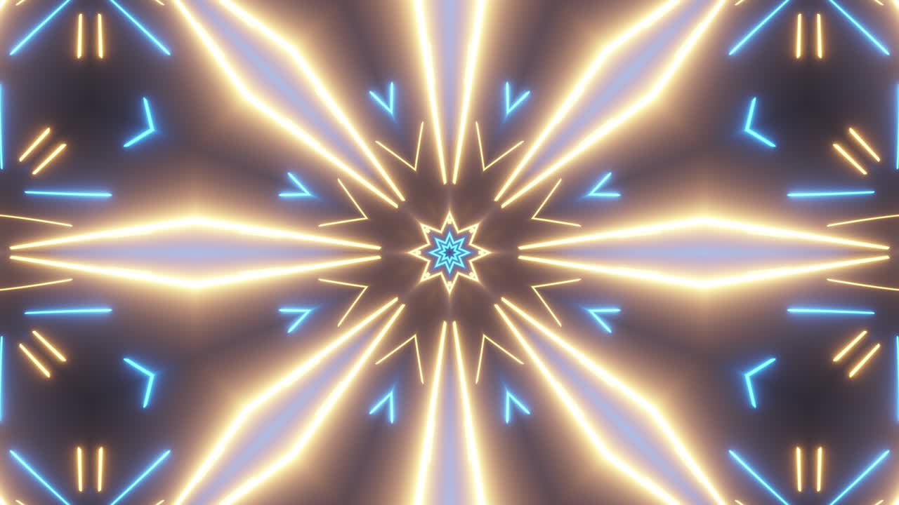미래의 디지털 기술 추상적인 밝은 칼레도스코프