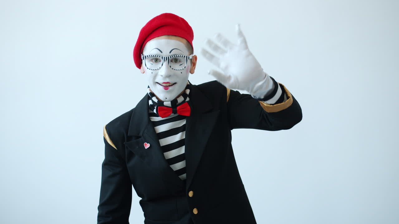 Mime Artist Greeting