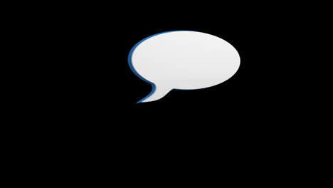 message bubble icon 4k