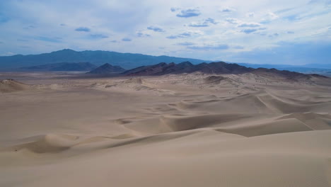 aerial footage dumont dunes southern california mojave desert