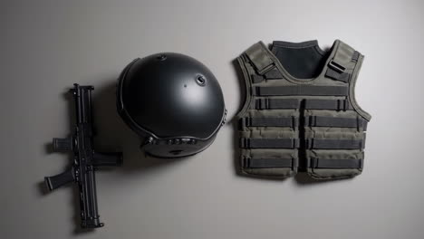 military equipment set