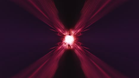 estrella brillante estallido de luz explotan gráficos abstractos movimiento cgi fondo animado. 4k 3d renderización movimiento de bucle sin fisuras con velocidad de luz en el espacio. luz de llamarada de ciencia ficción para vj bucle de música escenario bg.