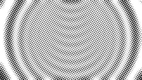 halve toon van veel punten, computer gegenereerde abstracte achtergrond, 3d-rendering achtergrond met optische illusie-effect