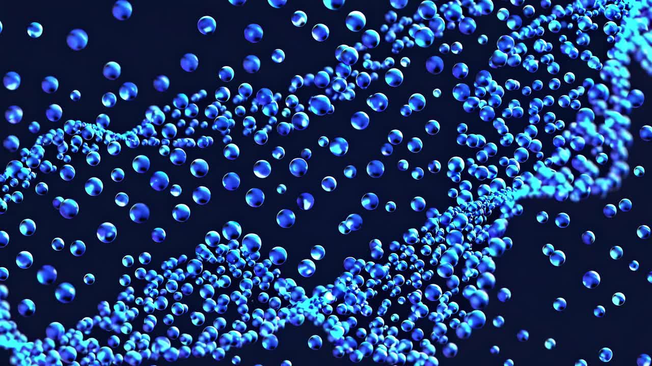 추상적인 파란 입자 배경