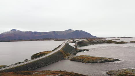 storseisundbrua - storseisundet bridge and atlantic ocean road in more og romsdal, norway